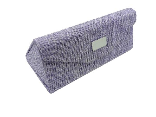 Hand Made Folding Eyeglass Case Linen Gunny Cloth Folding Sunglasses Case