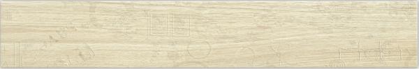 Glazed Inkjet Wood Grain Porcelain Flooring Wall Tile , Wooden Ceramic Floor