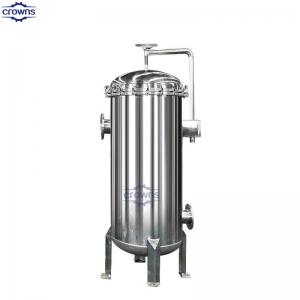Wholesale Filter bag type stainless steel high efficiency pre filtration oil filter with housing for edible oil from china suppliers