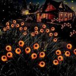 Outdoor Garden Glow LED Solar Eyeball Light for Halloween Christmas Decorative
