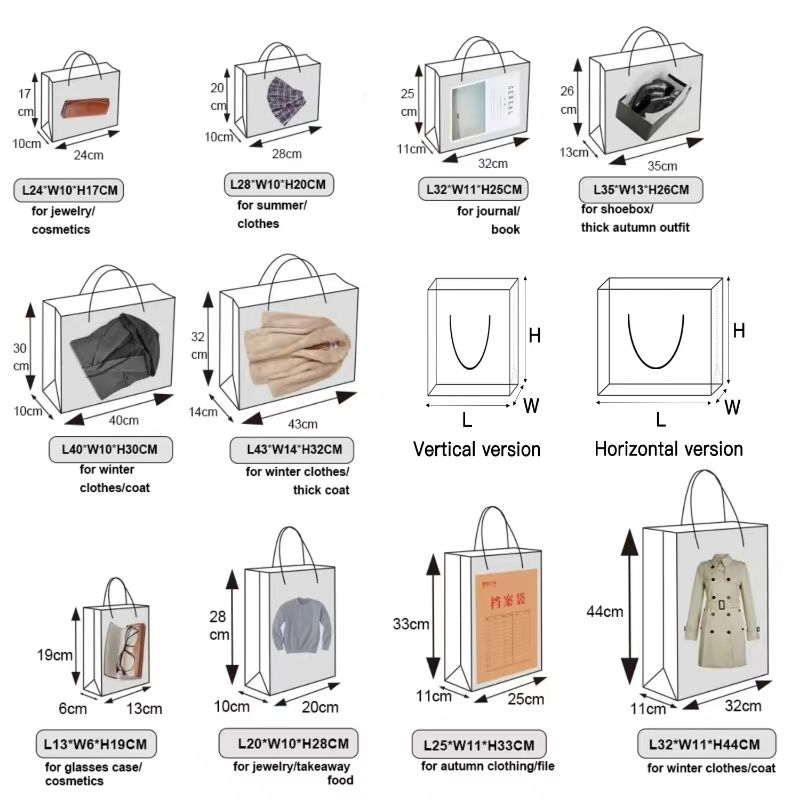 Custom Logo Eco-Friendly Brown Kraft Paper Bag With Rope Handle Recyclable Packaging