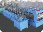PLC Touch Screen Control Roll Forming Equipment For Steel Silo Roll Former