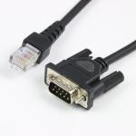 Straight DB9 Male RS232 RJ45 Cable 1m Length For Data Transmission