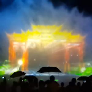 Wholesale Lake Music Dancing Performance Outdoor Fountain Water Screen Movie Projector from china suppliers