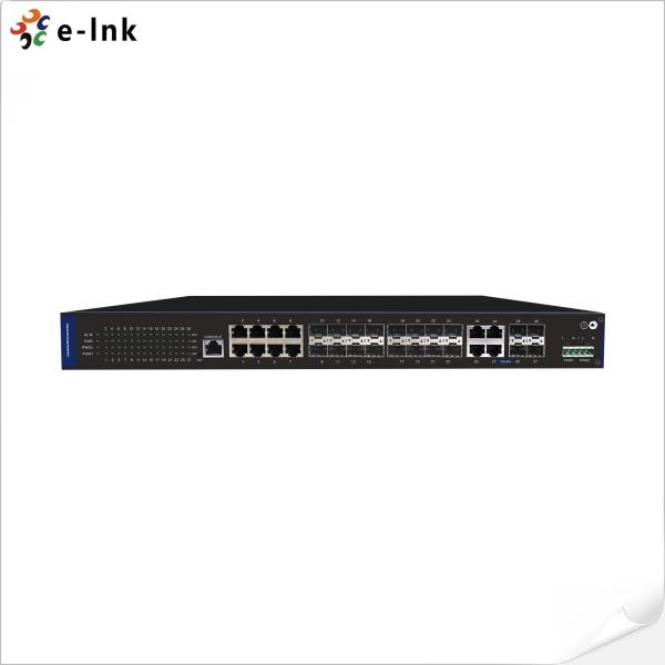 Network Managed Industrial 16-port 100/1000BASE-X SFP + 4-Port TP/SFP Combo + 8