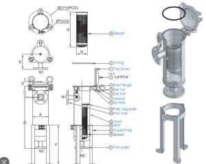 Wholesale Stainless Steel Industrial Water Filtering with Large Filter Capacity and 1 Bag Size from china suppliers