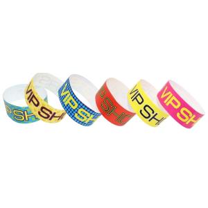 Wholesale Serial Numbered Tyvek Paper Wristbands Durable Waterproof For Event Vip Party Meeting Easy And Access Control from china suppliers