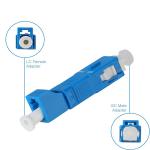 LC/UPC Female To SC/UPC Male Hybrid Fiber Optic Adapter 9/125um SM Optical Fiber