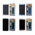 AF Black Cell Phone LCD Screen For Galaxy S7 Edge