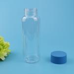 Blue Lid 18.6 Oz 5500Ml Clear Plastic Beverage Cans