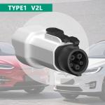 3.5kw Type1 Cars to 220V Home Electricity 16A Type1 V2l Discharger AC Electric