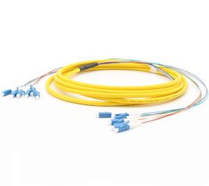 Wholesale 6 Fibers OS2 Pre Connectorized Fiber Optic Cable LC/UPC To LC/UPC LSZH OFNR Jacket from china suppliers