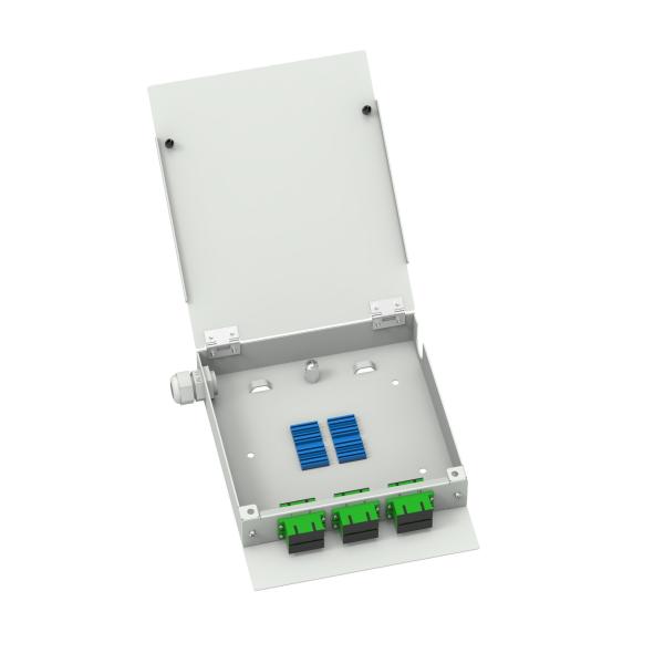 4 Cores Plastic Fiber Optic Faceplate Socket Panel for Indoor FTTH Network 5-