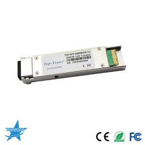 Wholesale 50GHz Laser DWDM Sfp Transceivers Tunable 10GBASE-ZR 80km Optical Fiber from china suppliers