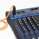 Male to Female XLR Microphone Cables , Orange Rubber Shielded Balanced Snake