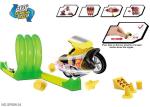 DIY Free Assembly Motocycle Hot Wheels Starter Track Set 360° Spinning 23 Pcs