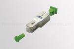 Green Variable Optical Attenuator SC / APC Male to Female SGS Certification