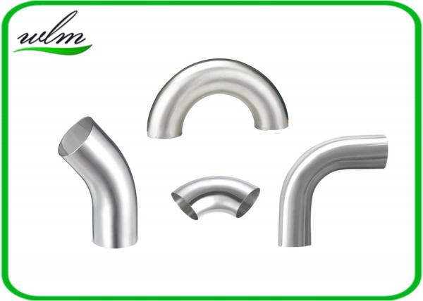 Quality Durable Sanitary Pipe Fittings Elbow Pipe Fittings Union Connection For Food Industry Yogurt for sale