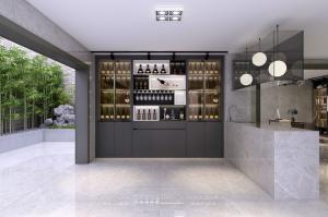 Wholesale Fadior Sleek Grey Finish Stainless Steel Wine And Basement Storage Cabinet Solution from china suppliers