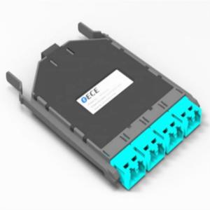 Wholesale Mental 24 Core Mpo LC Cassette , MTP MPO Connector LGX Fiber Cassette from china suppliers