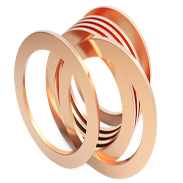 Best Quality Copper Nickel Gaskets DN15-DN950 150LB-900LB Customized Gaskets For