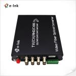 8Ch 5MP HD Video 4 In 1 Video Fiber Converter WDM 1310nm 1550nm