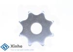 Concrete Flail Scarifier Cutters , Standard 8 Spike Carbide Steel Cutter