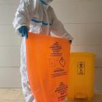 Square Bottom Bag GRS Heavy Duty Large Garbage Bags For Waste Management