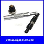 Push pull electrical supply lemo 2pin metal connector with nut