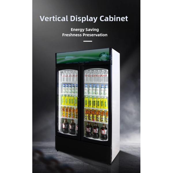 Dimensions mm Customized Refrigerated Display Cooler for Supermarket Beverage Cabinet