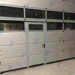 OEM Fully Transparent Industrial Sectional Door Auto PC Windows Aluminum