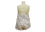 Crinckled Crepe Women'S Pajama Short Sets , Womens Summer Loungewear OEM Service
