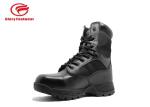 Cordura Upper Leather Military Boots Steel Shank , Mens Trendy Combat Boots Lace