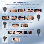RF 5 Handles Ems Body Sculpting Machine Safety 3600VA Power Consumption