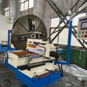 Wholesale Horizontal Floor Type Flange Turning Face Lathe For Machining Metal Flange from china suppliers