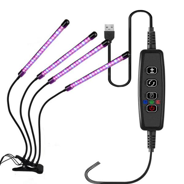 10W/20W/30W/40W Circulation Adjust Brightnes Red Blue Switchable 1/2/3/4 Heads