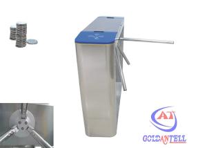 Wholesale Three arms Tripod Barrier Gate RFID Turnstile with IC / ID card reader for Subway Station from china suppliers