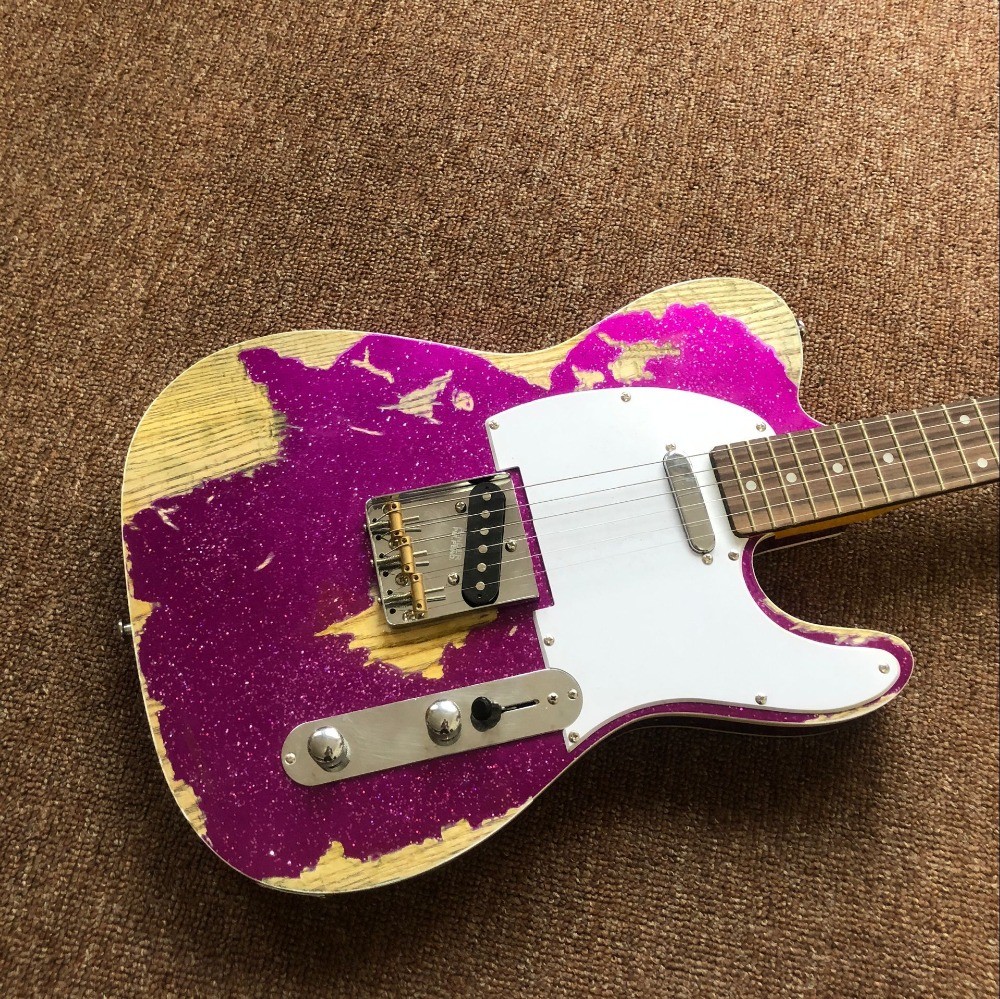 Classical TELE 6 Strings rosewood fingerboard Electric Guitar,telecaster gitaar relics