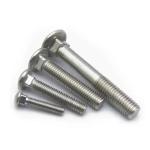 Durable Excavator Track Bolts 6mm Shank Diameter with Countersunk Carriage