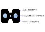 High Performance 1 Core FTTH Drop Cable Fiber Optic Network Cable