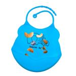 Wholesale High Quality Soft Customized Pattern And Logo Silicone Baby Bib For