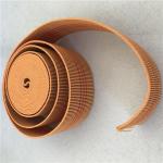 60mm Orange Color Outdoor Furniture Webbing Skid Resistant And User - Friendly