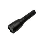 Waterproof Long Range Zoom Focus LED Laser Rechargeable Laser Black Flashlight