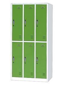 Wholesale 6 doors Steel locker Design/six door metal locker,0.7-1.2 mm SPCC material,in stock from china suppliers
