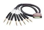 IP58 Protection Class Active Optical Cables for 8ch 6.35 Male Audio Transmission