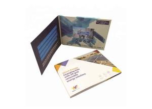 Wholesale IPS Screen LCD Video Folder With Rechargeable Battery For Travel Advertising from china suppliers