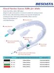 BESDATA DISPOSABLE CLOSED SUCTION SYSTEM ETT 24HRS 72 HRS LONG-TERM MONITORING