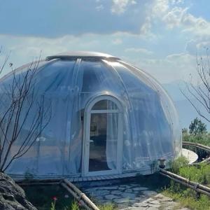 Wholesale Waterproof 6m Geodesic Dome Luxury Crystal Transparent Dome House from china suppliers