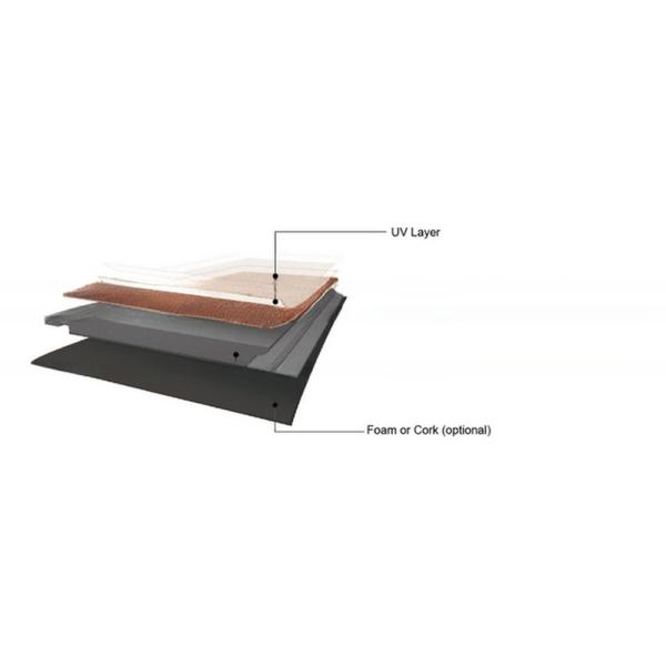 4mm Waterproof Fireproof SPC Vinyl Flooring Without Glue Eco-Friendly Interlocking Click