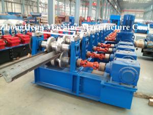 Wholesale Two Wave / Three Wave Road Guardrail Roll Forming Machine With Gearbox Drive from china suppliers